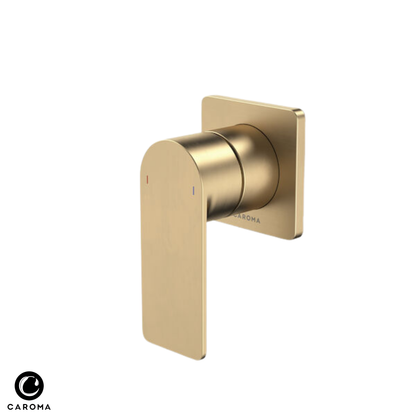 Caroma Urbane II Bath/Shower Mixer (Square Cover Plate) - Available in 5 Colours