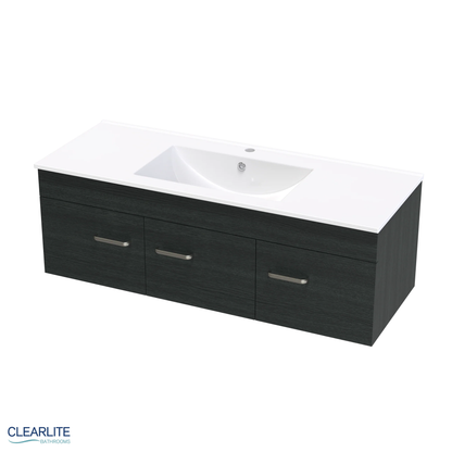 Clearlite Pacific Door Only Wall Hung Vanity 1200mm | Available in 3 Colours