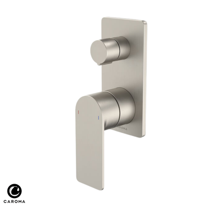 Caroma Urbane II Bath/Shower Diverter Mixer (Rectangular Cover Plate) - Available in 5 Colours