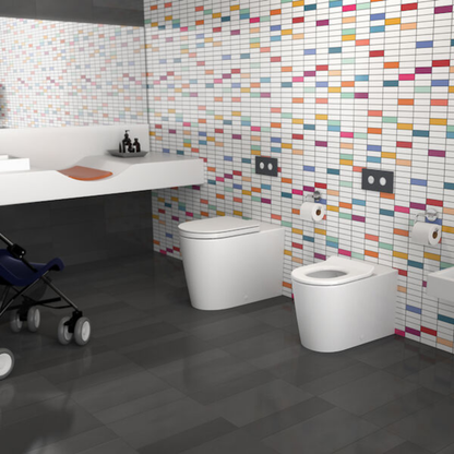 Caroma Liano Junior Cleanflush Invisi Series II Wall Faced Toilet Suite