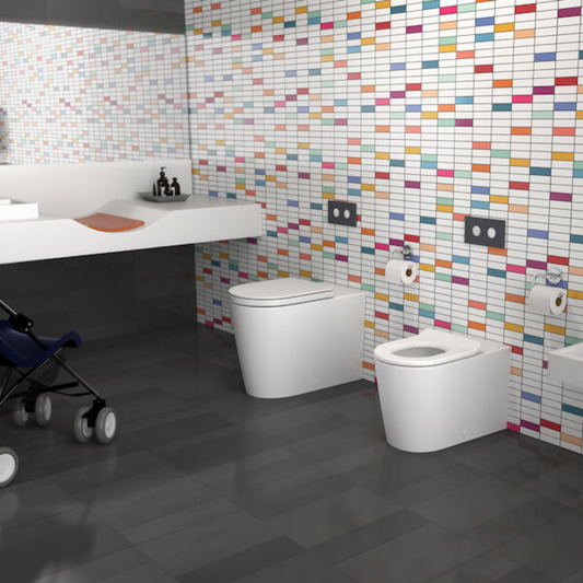 Caroma Liano Junior Cleanflush Invisi Series II Wall Faced Toilet Suite