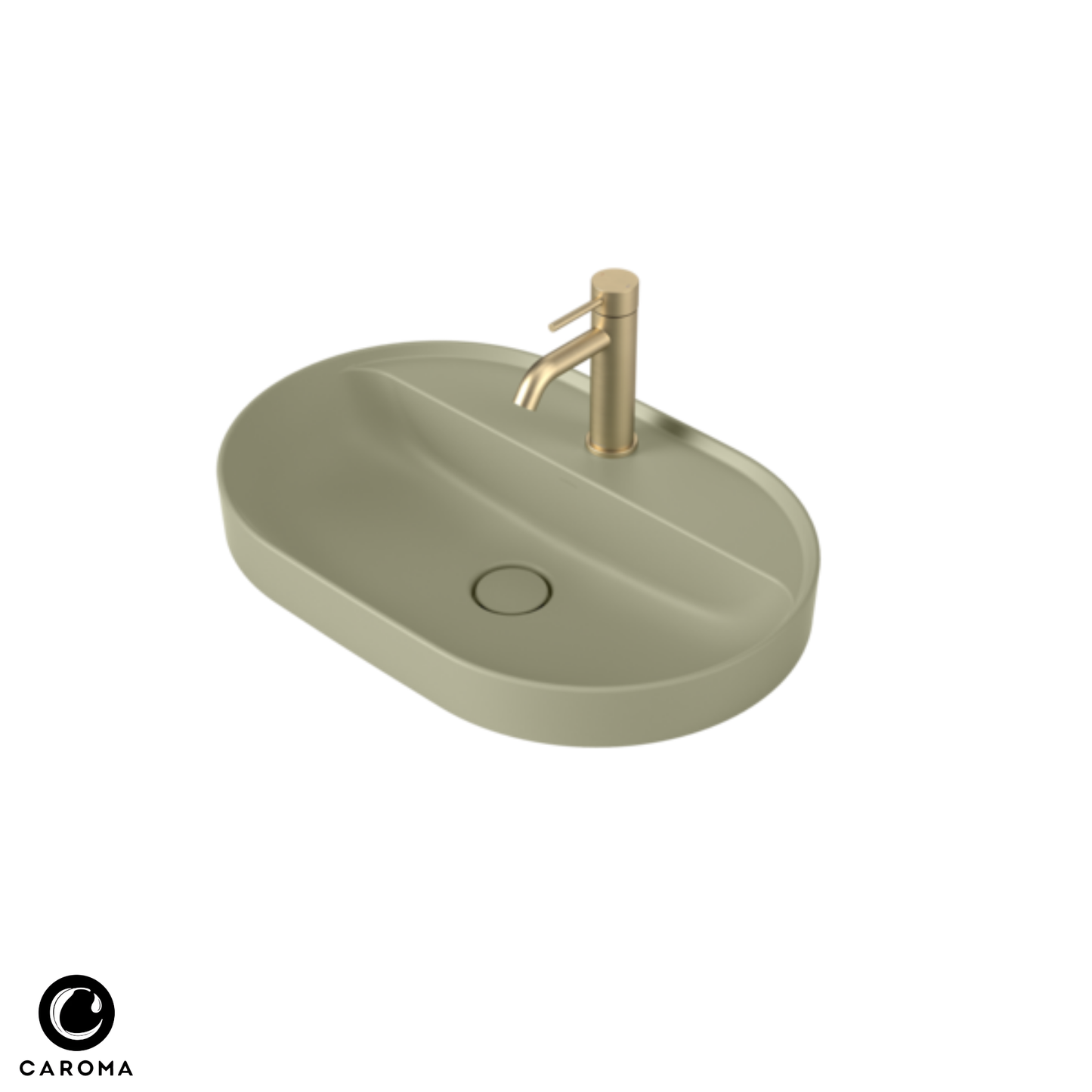 Caroma Liano II Pill Inset Basin 600 x 400mm | Available in 7 Colours