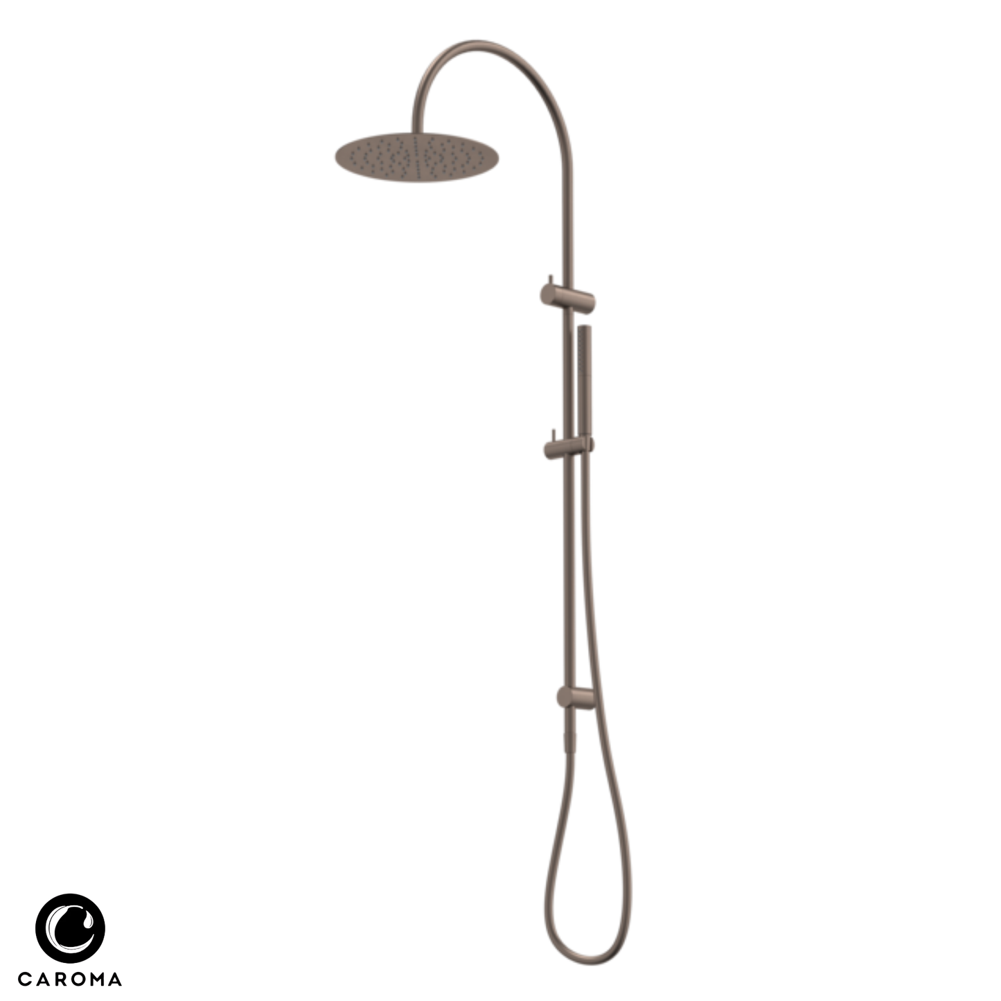 Caroma Liano II Rail Shower with Overhead | Available in 6 Colours