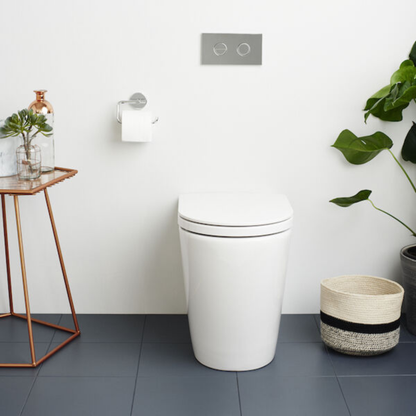 Caroma Liano Cleanflush Invisi Series II Easy Height Wall Faced Toilet Suite (with GermGard)