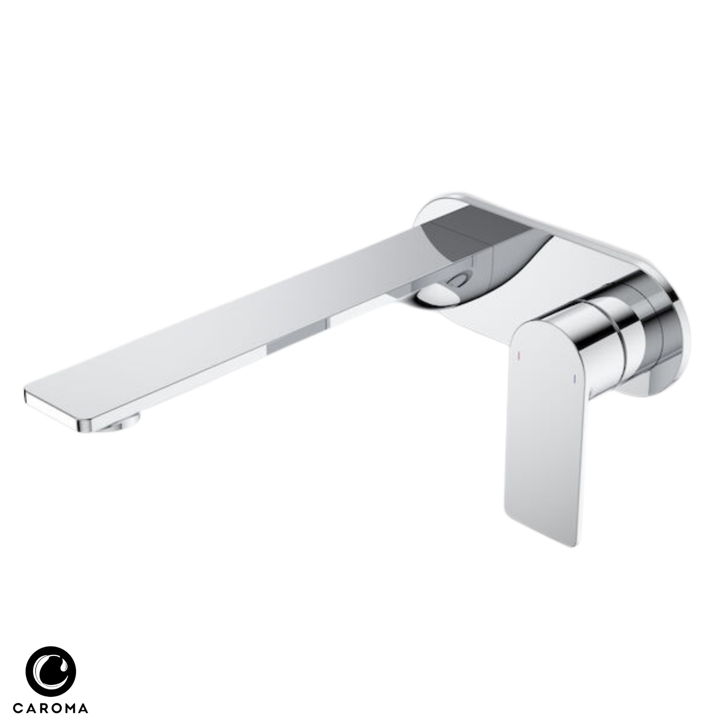 Caroma Urbane II Wall Basin/Bath Mixer (Round Cover Plate) 220mm - Available in 5 Colours