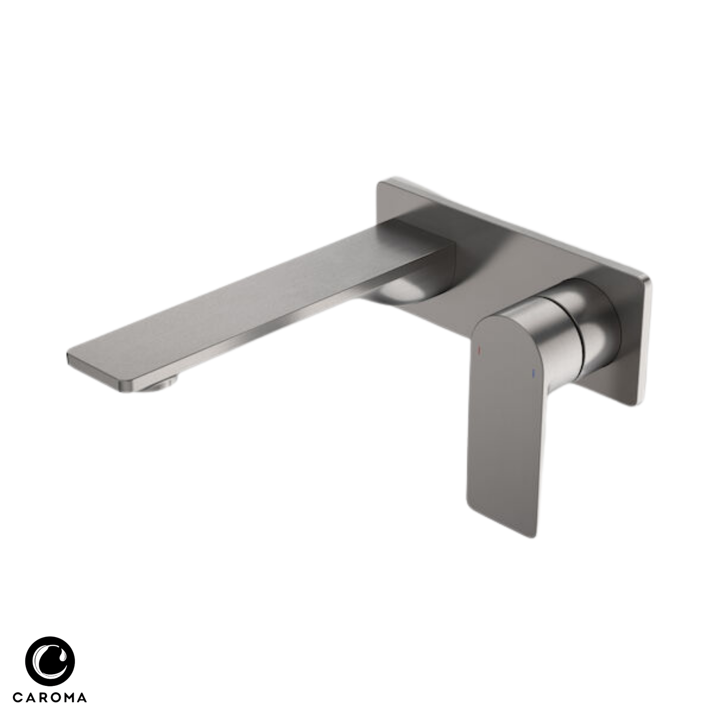 Caroma Urbane II Wall Basin/Bath Mixer (Rectangular Cover Plate) 180mm - Available in 5 Colours