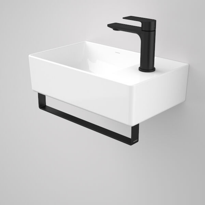 Caroma Urbane II Hand Wall Basin Integrated Rail 428mm - Available in 5 Colours