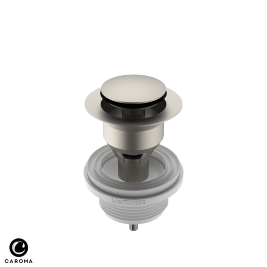 Caroma Basin Pop Up Disc Plug & Waste Long 40mm | Available in 6 Colours