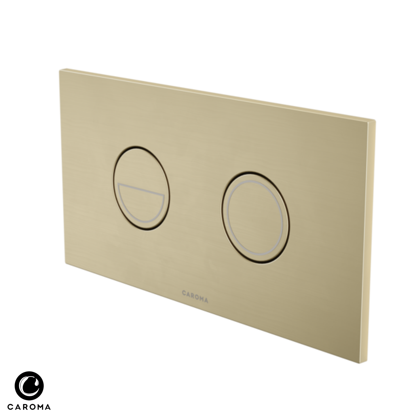 Caroma Invisi Series II Round Dual Flush Plate & Buttons (Metal) - Available in 7 Colours