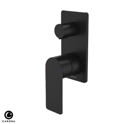 Caroma Urbane II Bath/Shower Diverter Mixer (Rectangular Cover Plate) - Available in 5 Colours