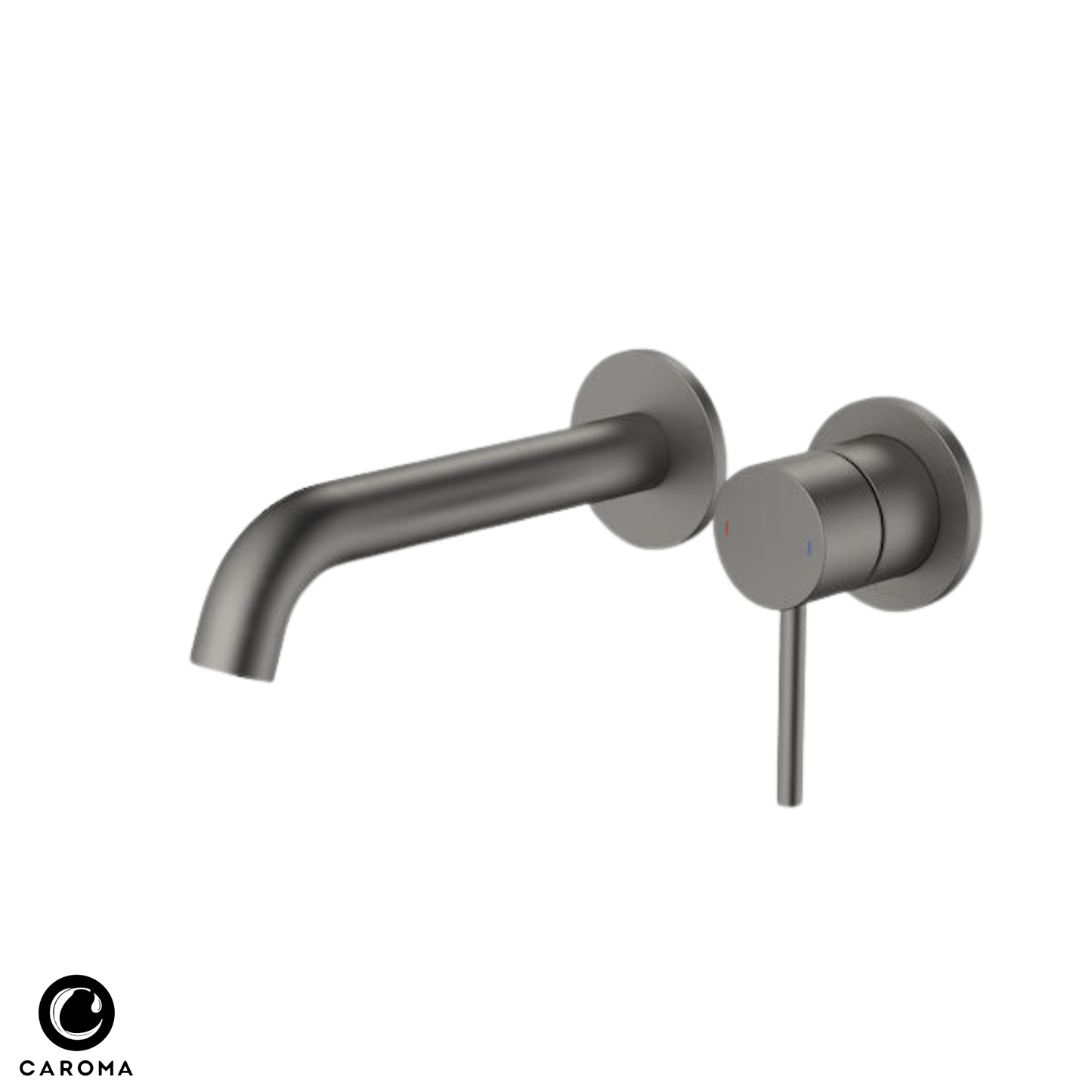 Caroma Liano II Wall Basin/Bath Mixer (2 x Cover Plates) 175mm - Available in 6 Colours