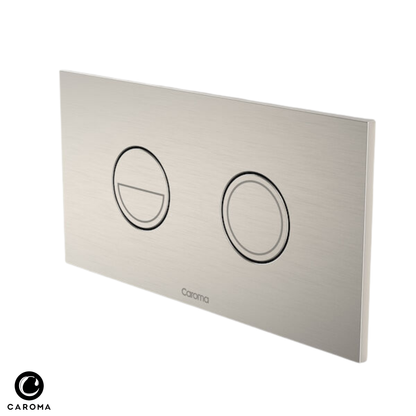Caroma Invisi Series II Round Dual Flush Plate & Buttons (Metal) - Available in 7 Colours