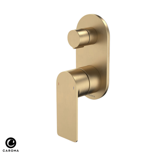 Caroma Urbane II Bath/Shower Diverter Mixer (Round Cover Plate) - Available in 5 Colours