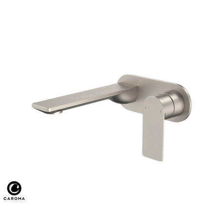Caroma Urbane II Wall Basin/Bath Mixer (Round Cover Plate) 180mm - Available in 5 Colours