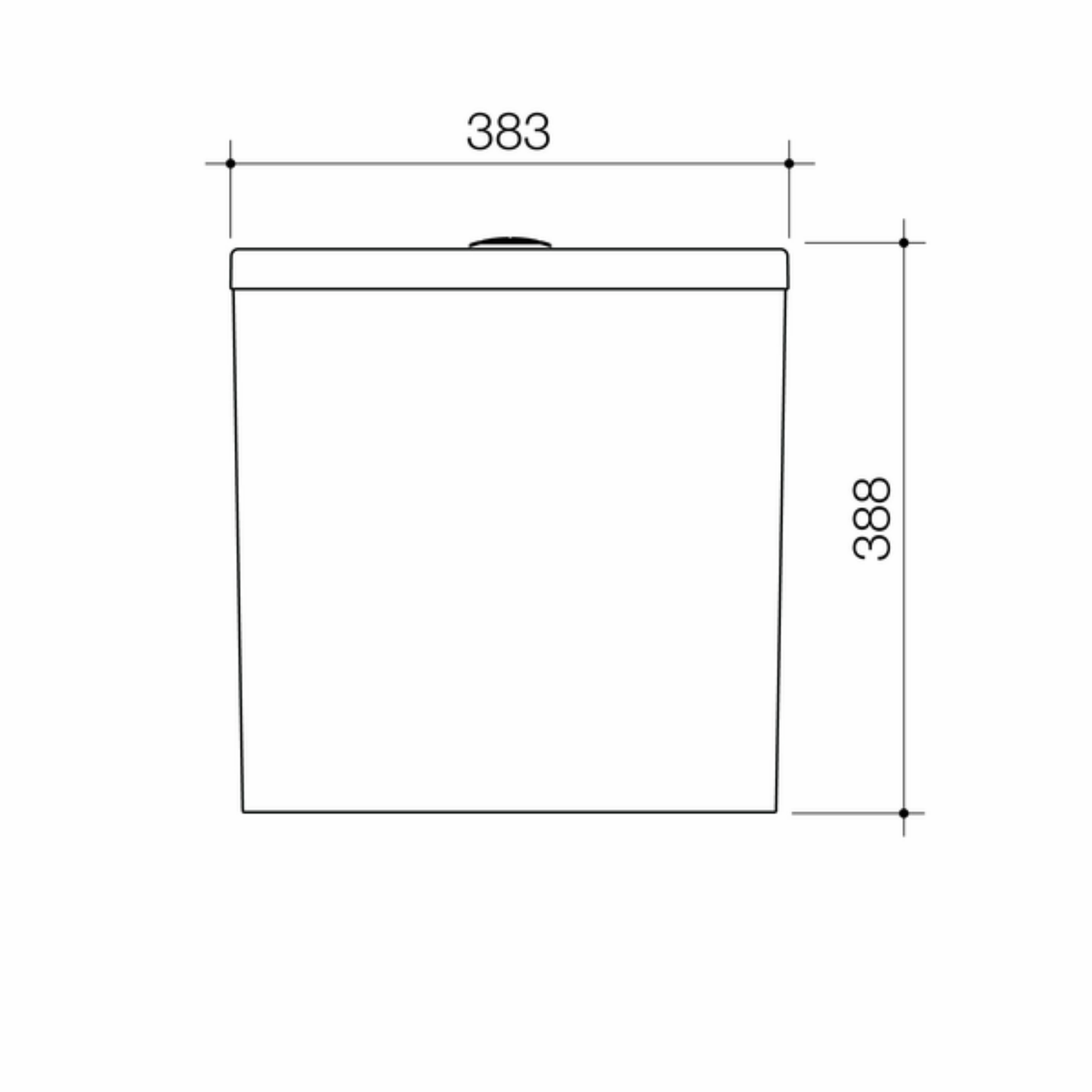 Caroma Urbane II Bidet Cleanflush Wall Faced Close Coupled Toilet Suite (with GermGard)