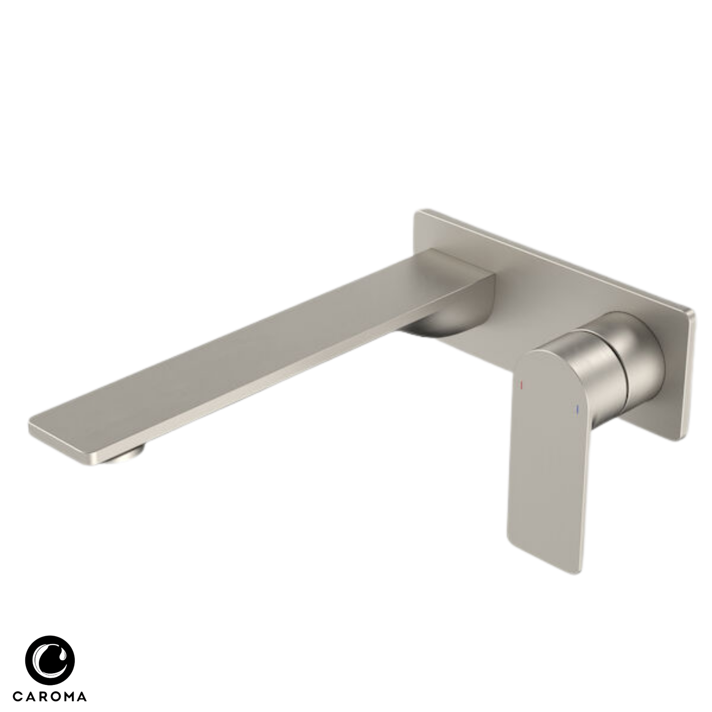 Caroma Urbane II Wall Basin/Bath Mixer (Rectangular Cover Plate) 220mm - Available in 5 Colours
