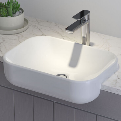 Caroma Luna Semi Recessed Basin | 450 x 320mm