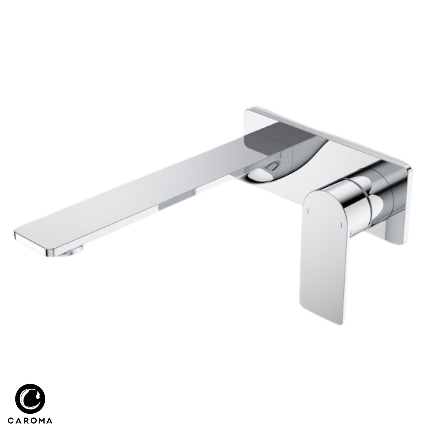 Caroma Urbane II Wall Basin/Bath Mixer (Rectangular Cover Plate) 220mm - Available in 5 Colours