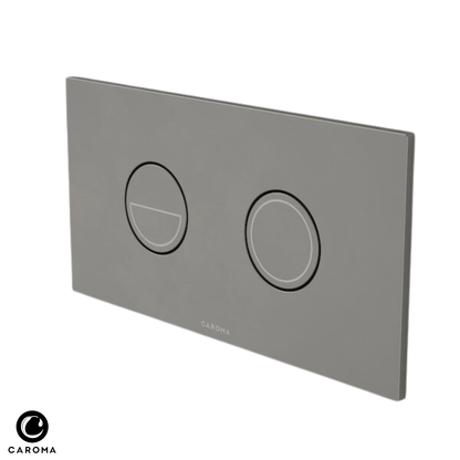 Caroma Invisi Series II Round Dual Flush Plate & Buttons (Metal) - Available in 7 Colours