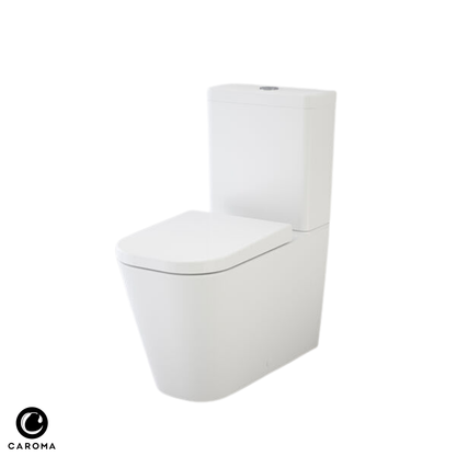 Caroma Luna Square Cleanflush Wall Faced Toilet Suite