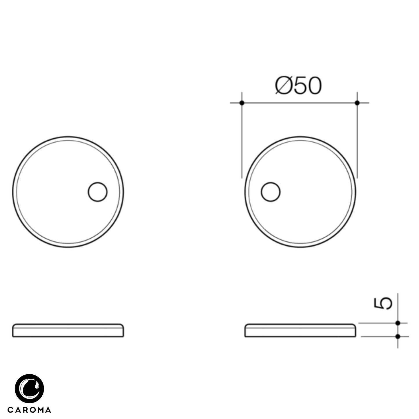Caroma Toilet Seat Hinge Caps | Available in 5 Colours