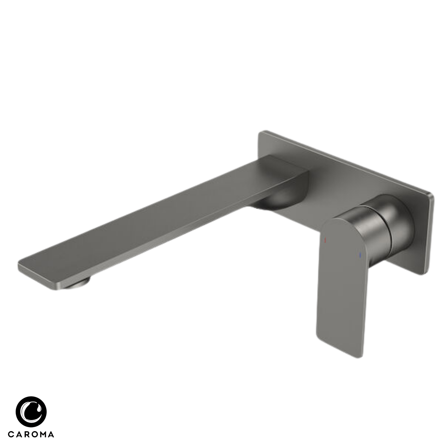 Caroma Urbane II Wall Basin/Bath Mixer (Rectangular Cover Plate) 220mm - Available in 5 Colours