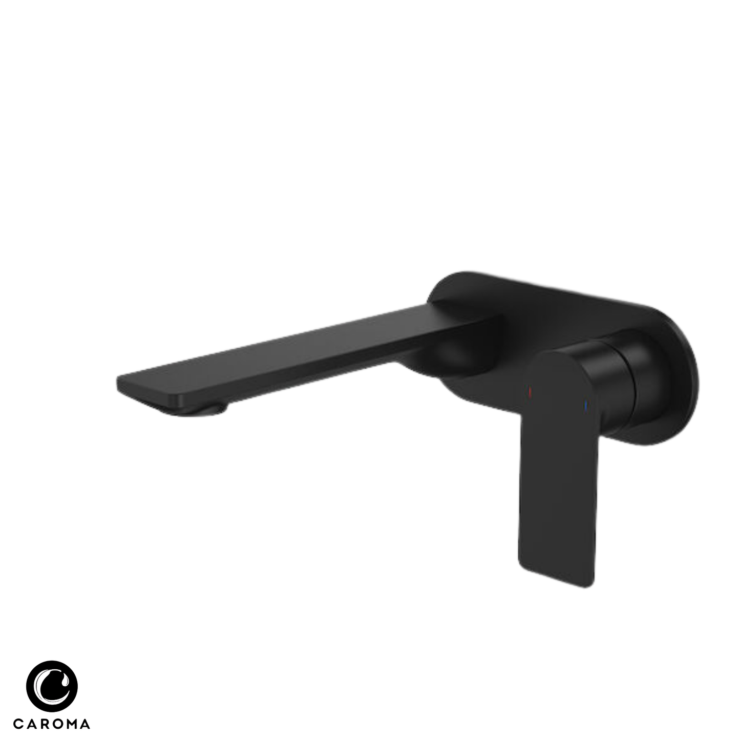Caroma Urbane II Wall Basin/Bath Mixer (Round Cover Plate) 180mm - Available in 5 Colours