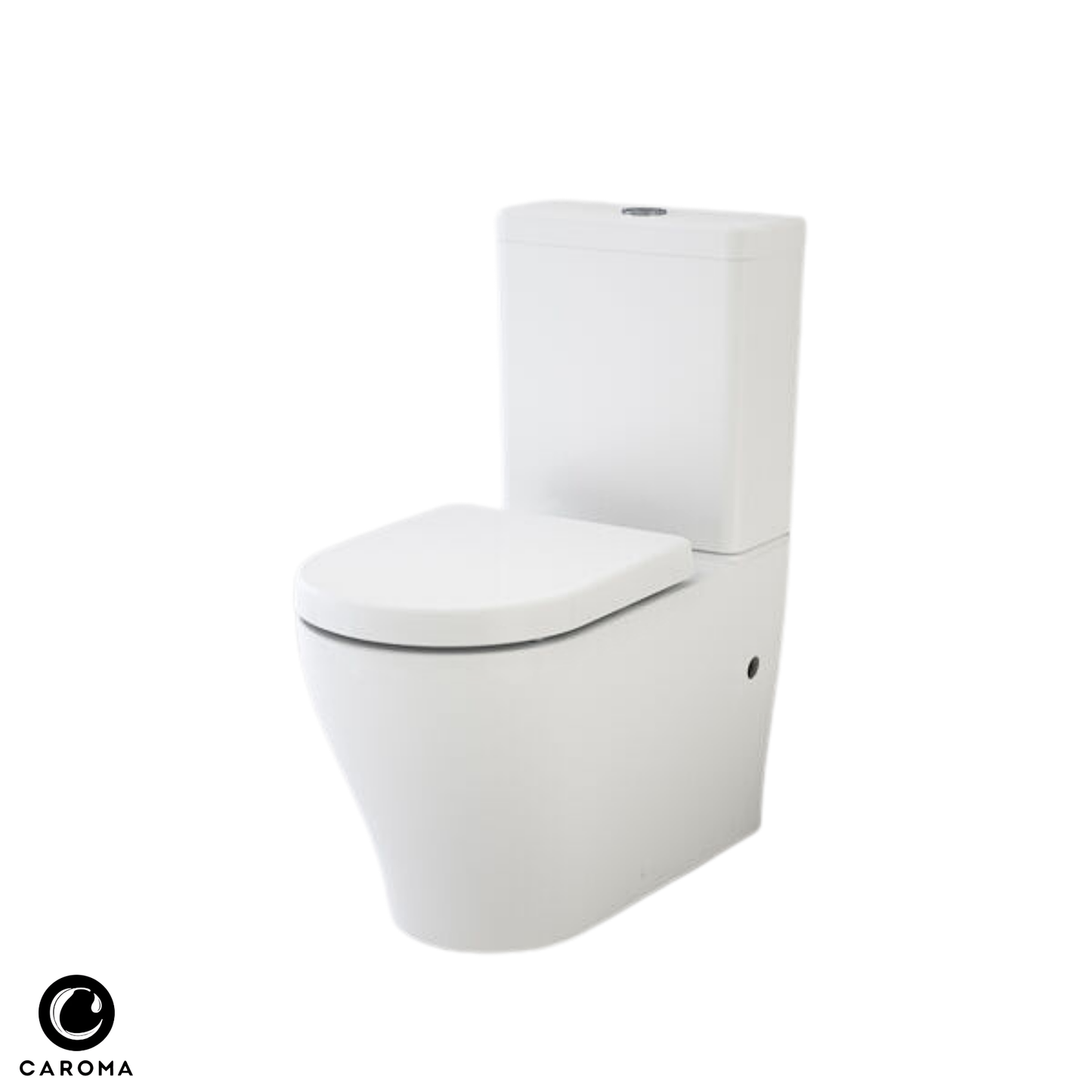 Caroma Luna Cleanflush Wall Faced Toilet Suite - Bottom Inlet