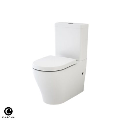 Caroma Luna Cleanflush Wall Faced Toilet Suite - Bottom Inlet