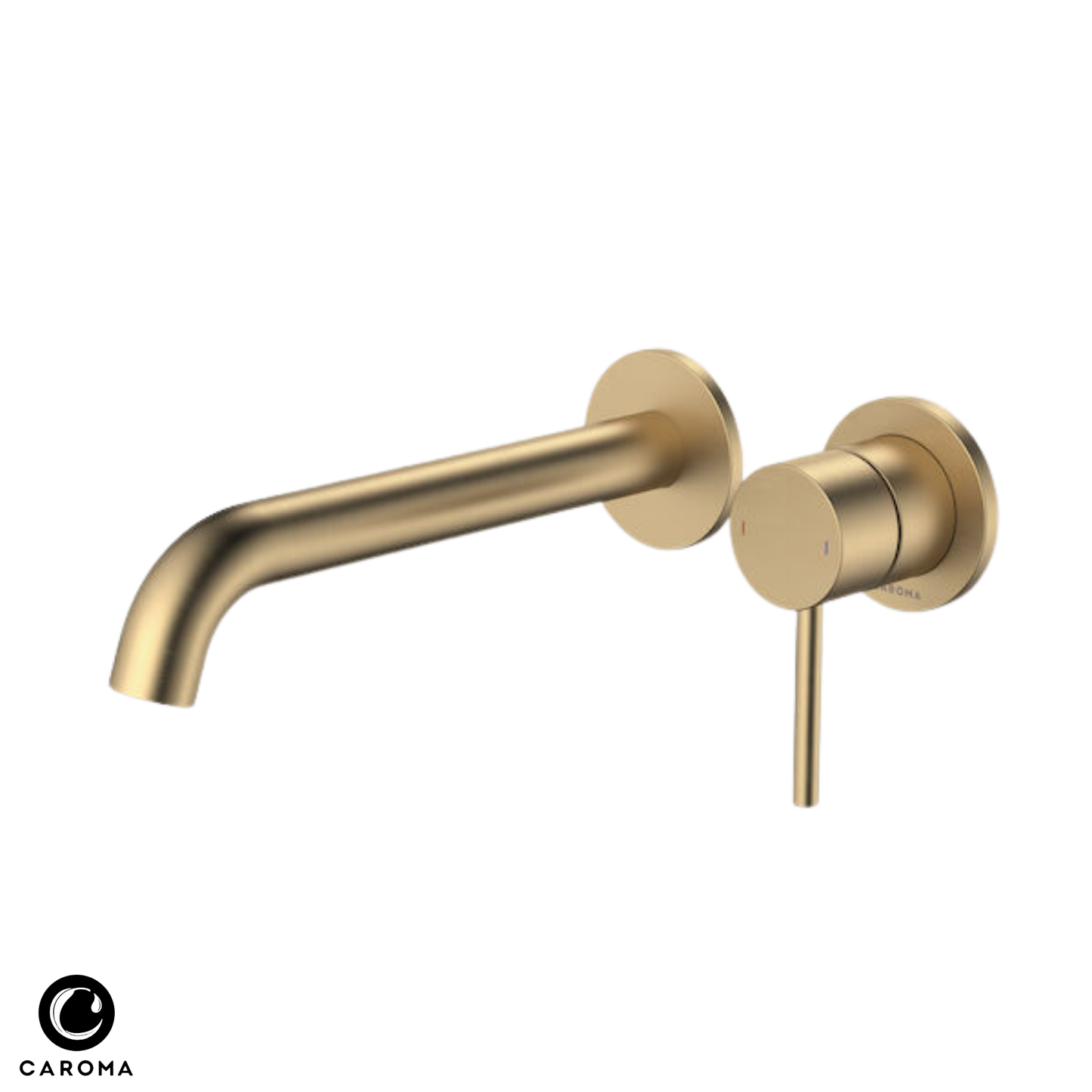 Caroma Liano II Wall Basin/Bath Mixer (2 x Cover Plates) 210mm - Available in 6 Colours