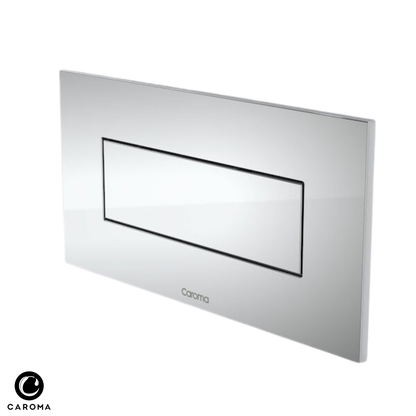 Caroma Invisi Series II Rectangle Metal Single Flush Plate & Buttons  - Available in 2 Colours