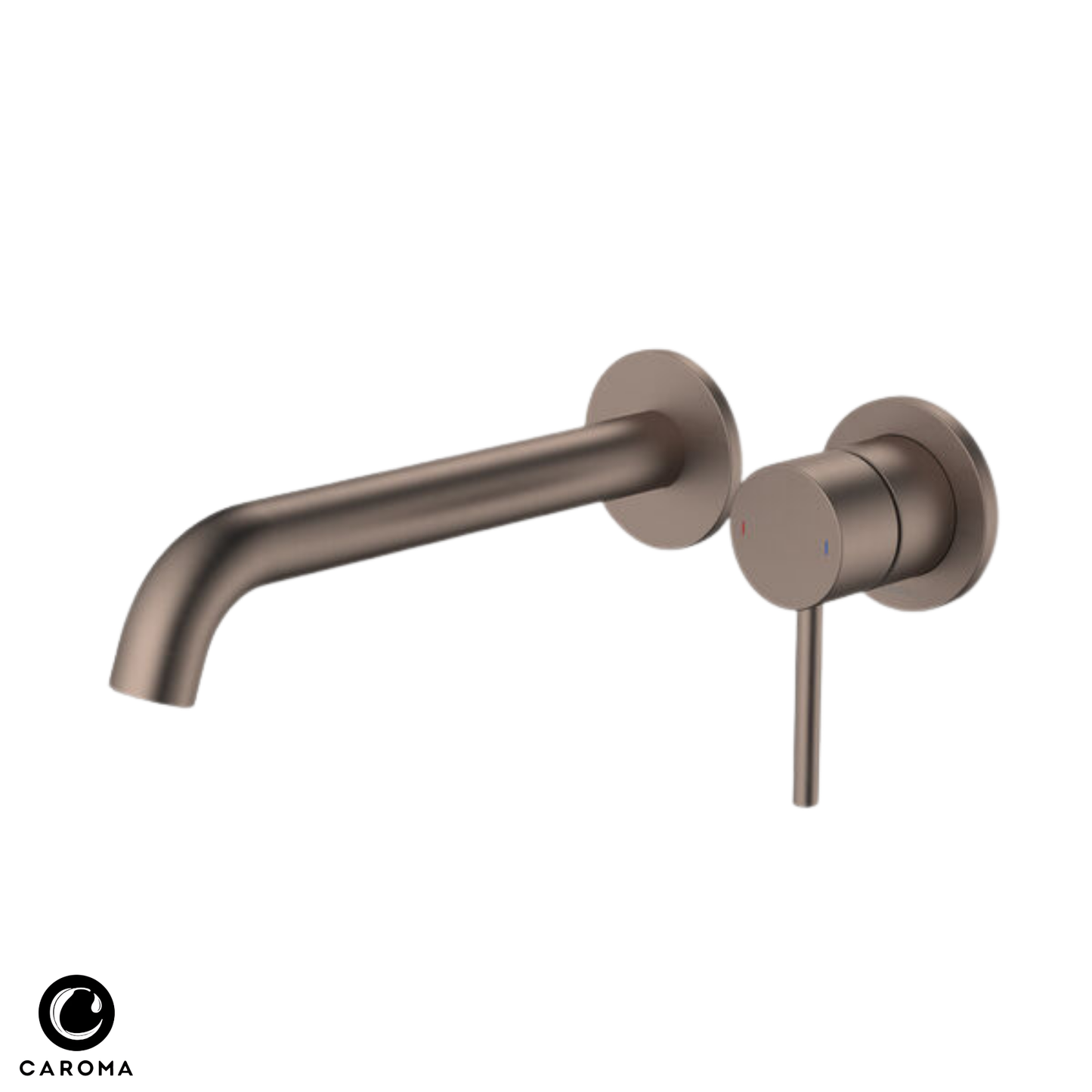 Caroma Liano II Wall Basin/Bath Mixer (2 x Cover Plates) 210mm - Available in 6 Colours