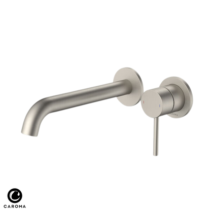 Caroma Liano II Wall Basin/Bath Mixer (2 x Cover Plates) 210mm - Available in 6 Colours
