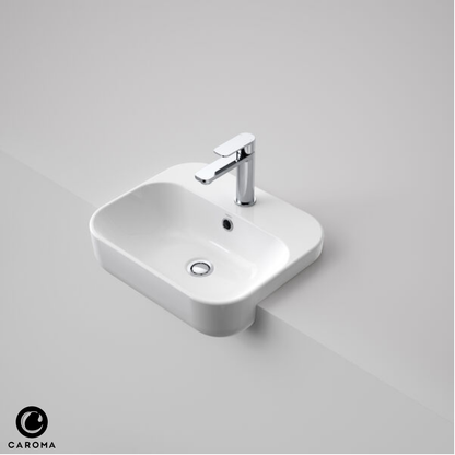 Caroma Luna Semi Recessed Basin | 450 x 380mm