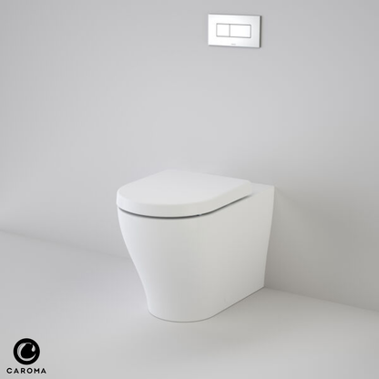 Caroma Luna Cleanflush Invisi Series II Wall Faced Toilet Suite