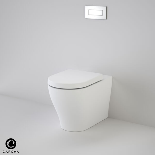 Caroma Luna Cleanflush Invisi Series II Wall Faced Toilet Suite