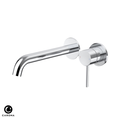 Caroma Liano II Wall Basin/Bath Mixer (2 x Cover Plates) 210mm - Available in 6 Colours