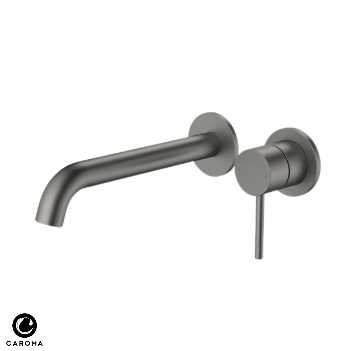 Caroma Liano II Wall Basin/Bath Mixer (2 x Cover Plates) 210mm - Available in 6 Colours