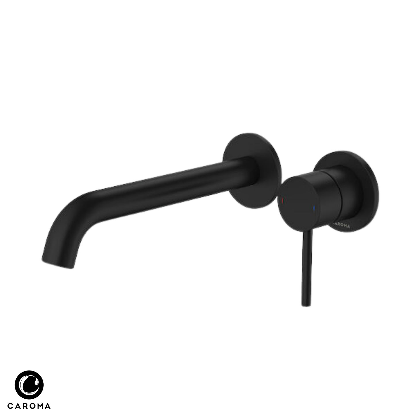 Caroma Liano II Wall Basin/Bath Mixer (2 x Cover Plates) 210mm - Available in 6 Colours