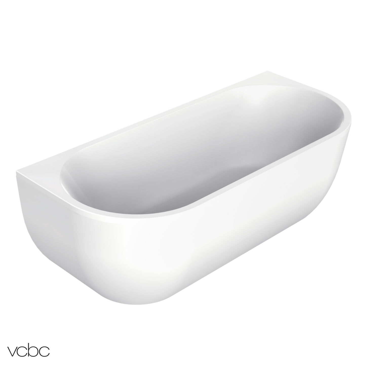 VCBC Oval Back To Wall Bath 1700mm | Available in 2 Colours