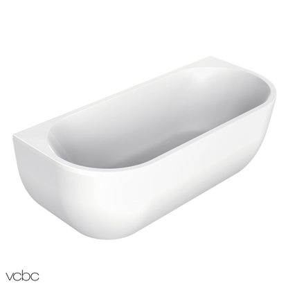 VCBC Oval Back To Wall Bath 1700mm | Available in 2 Colours