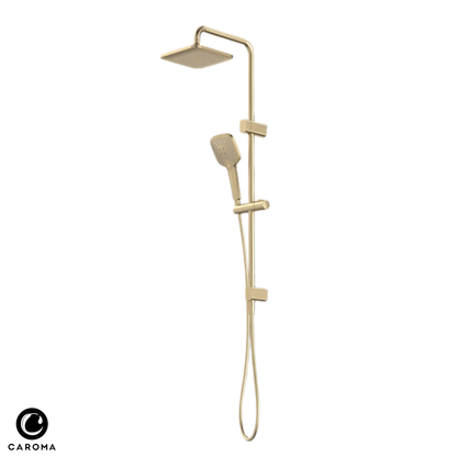Caroma Luna System Overhead Shower on Rail | Available in 4 Colours