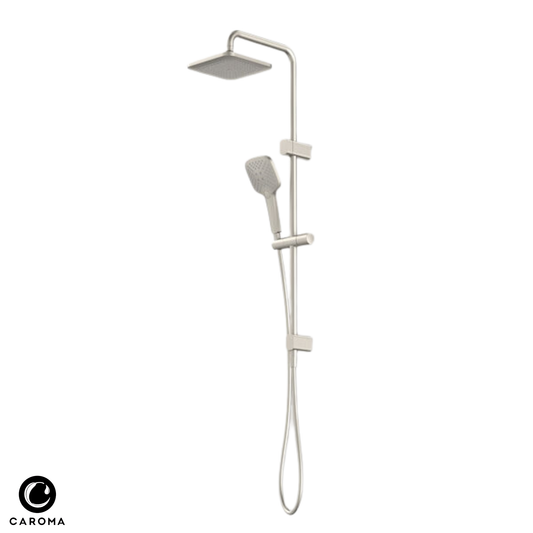 Caroma Luna System Overhead Shower on Rail | Available in 4 Colours