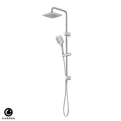 Caroma Luna System Overhead Shower on Rail | Available in 4 Colours