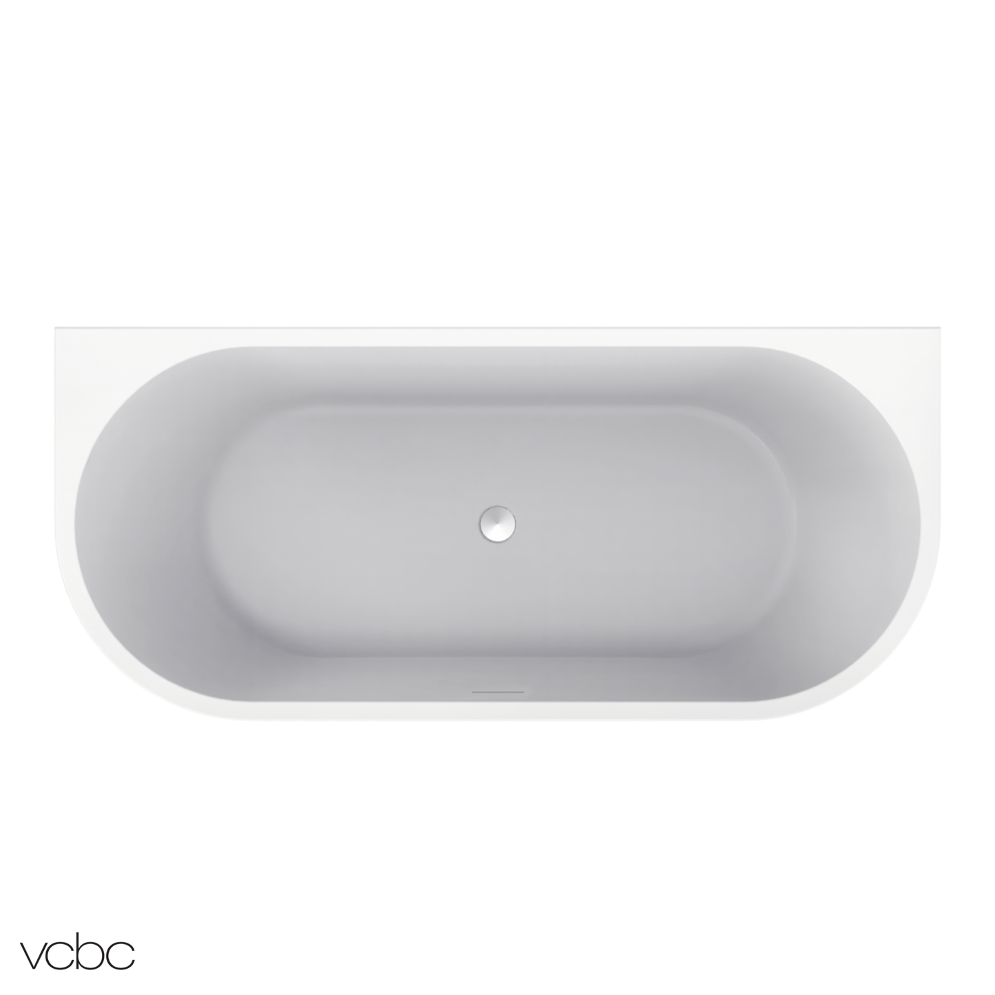 VCBC Oval Back To Wall Bath 1700mm | Available in 2 Colours