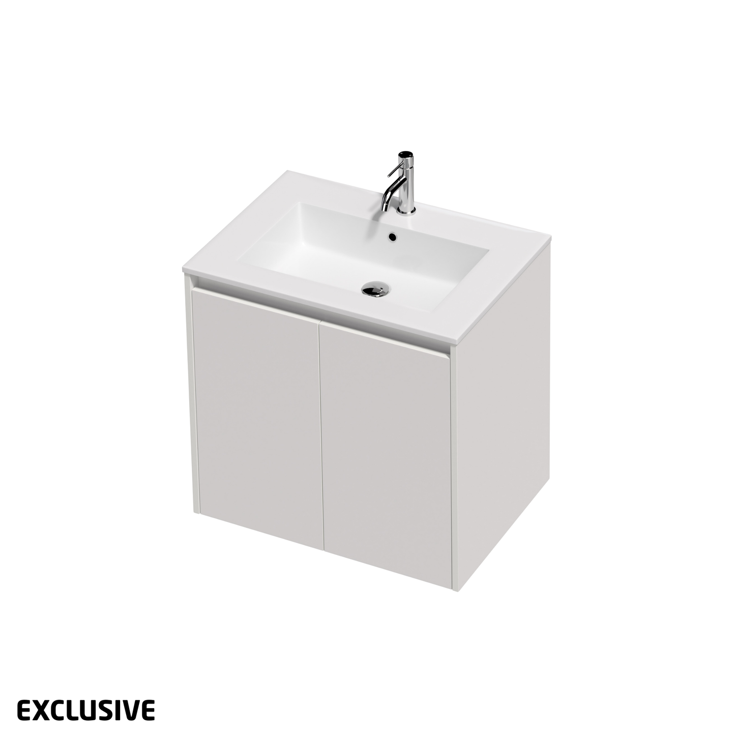 Bella 2 Door Wall Hung Vanity 700mm | Available in 17 Colours