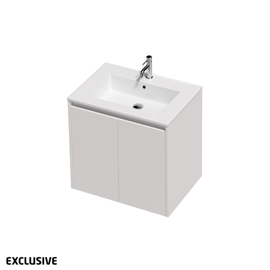 Bella 2 Door Wall Hung Vanity 700mm - 17 Colour Options