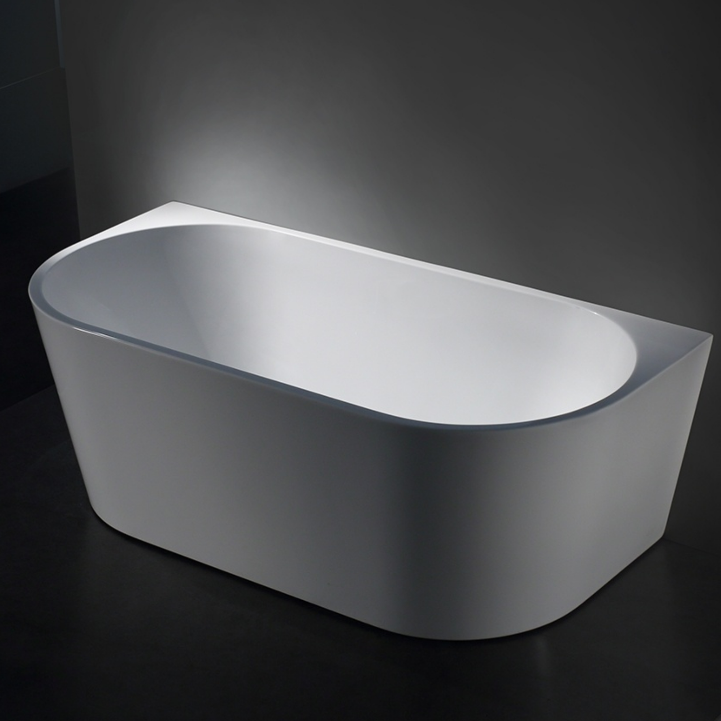 Plumbline Tondo Back To Wall Bath 1500mm