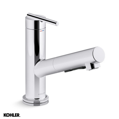 Kohler Crue Pull Out Kitchen Mixer - 3 Colour Options