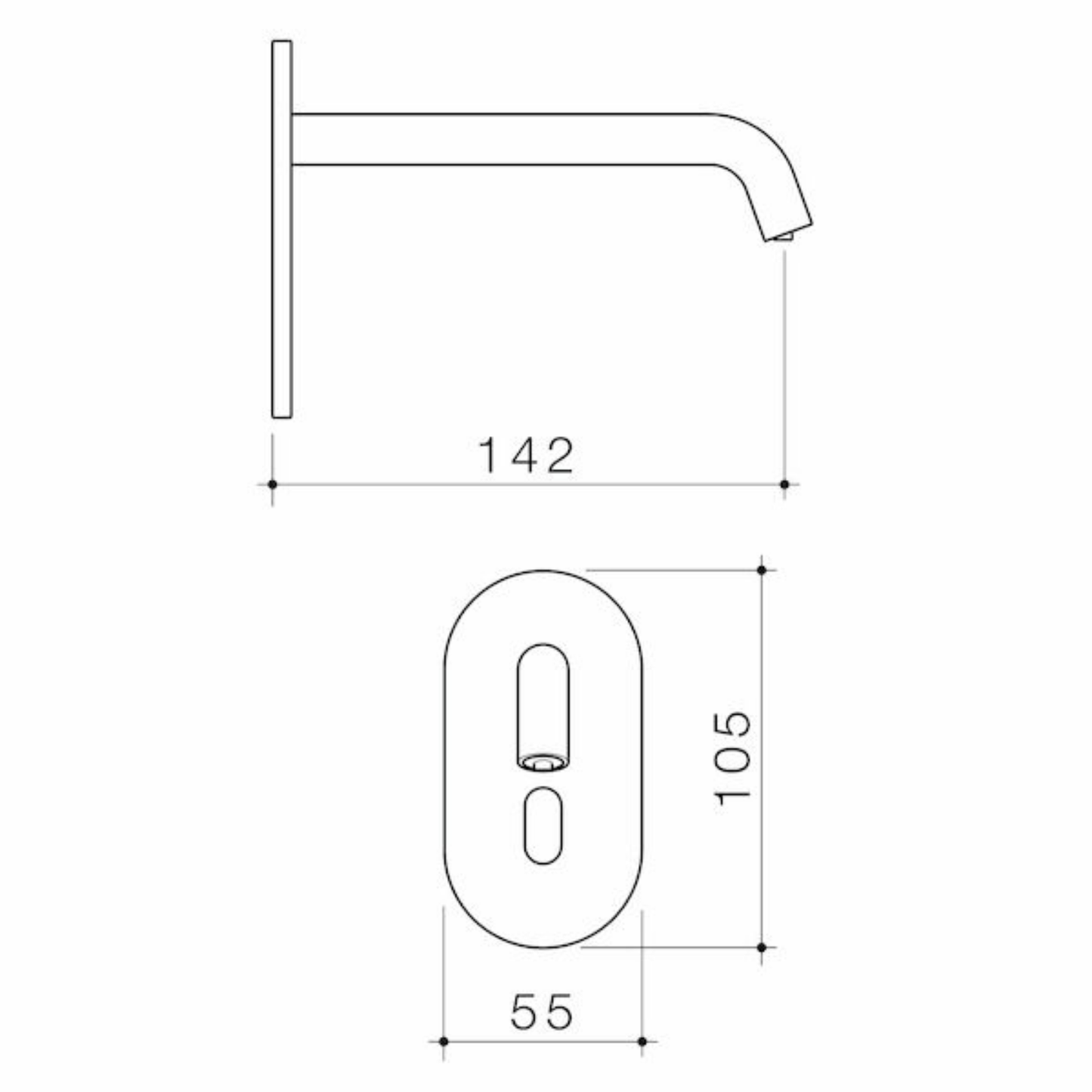 Caroma Liano II Sensor Wall Mounted Soap Dispenser | Available in 5 Colours